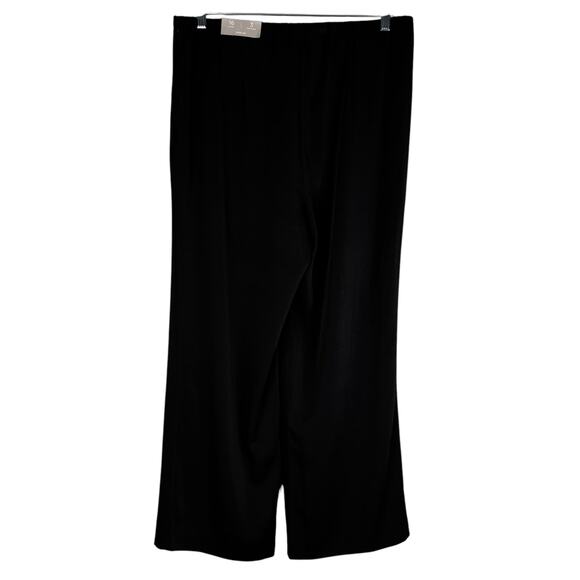 Chico's Wide Leg Side Zip Pants Black 16 New - Picture 4 of 12